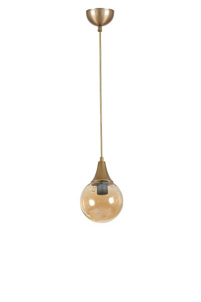 Lumexx Antique Honey Glass Single Pendant Lamp - AFRA