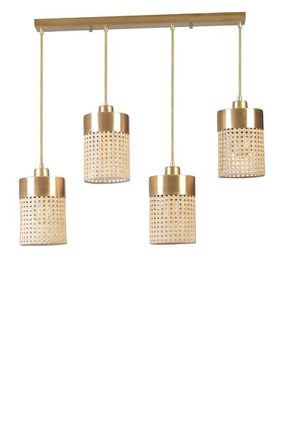 Lumexx ZEUS 4-Piece Antique Pendant Lamp Set