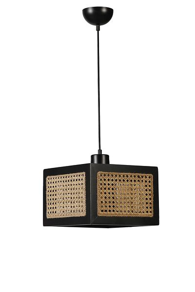 Lumexx Black Ratnan Beach Large Single Chandelier