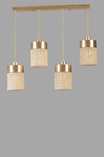 Lumexx ZEUS 4-Piece Antique Pendant Lamp Set