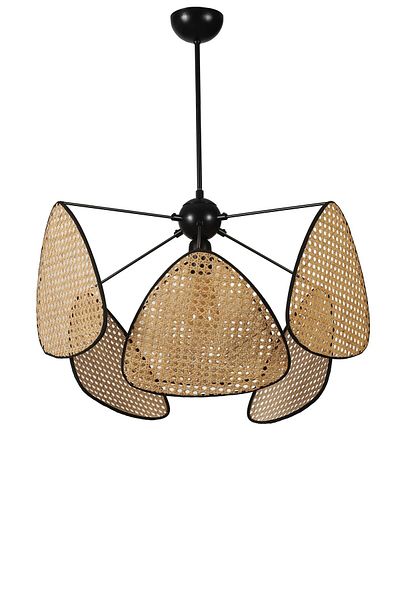 Lumexx HERA 6-Piece Rattan Chandelier Set