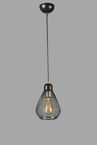 Lumexx Black Pear Single Pendant Lamp