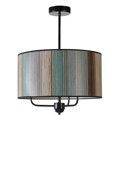 Lumexx 3-Piece Colorful Lampshade Pendant Chandelier Set