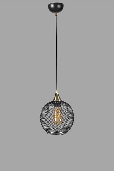 Lumexx JUPITER Single Black Pendant Lamp