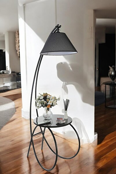 Lumexx GÜLER SİYAH LAMBADER PRAMİT HASIR SİYAH ABAJURLU