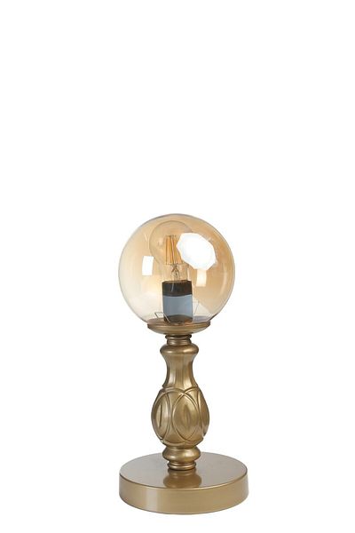 Lumexx Olympic Antique - Honey Glass Table Lamp