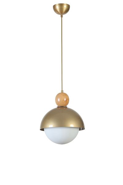 Lumexx White Glass Retro 3 Antique Pendant Lamp