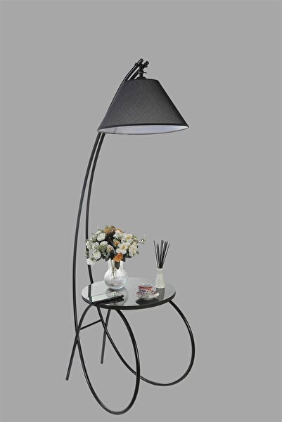 Lumexx GÜLER SİYAH LAMBADER PRAMİT HASIR SİYAH ABAJURLU