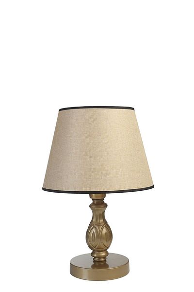 Lumexx Olympic Antique Pyramid Outdoor Wicker Table Lamp with Lampshade