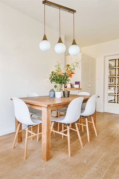 Lumexx AFRA 3 - Row White Glass Pendant Lamp