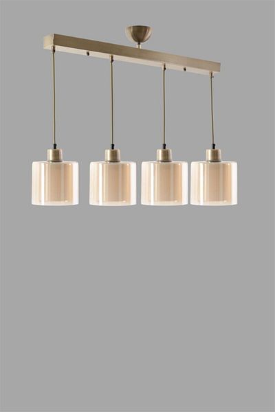 Lumexx New Sahara - 4 Row Antique Pendant Lamp