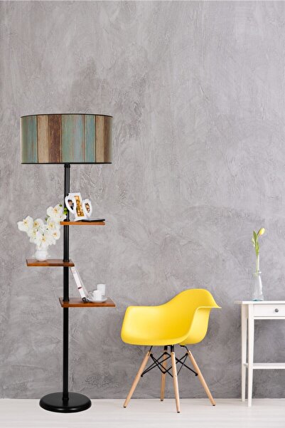 Lumexx Moda Lambader Siyah Silindir Renkli Abajurlu