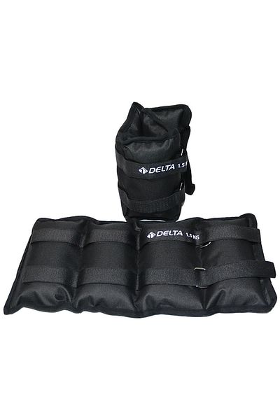 Delta 1.5 Kg x 2 Pieces Total 3 Kg Hand Foot Wrist Muscle Strengthener Weight Set Sand Weight Bag