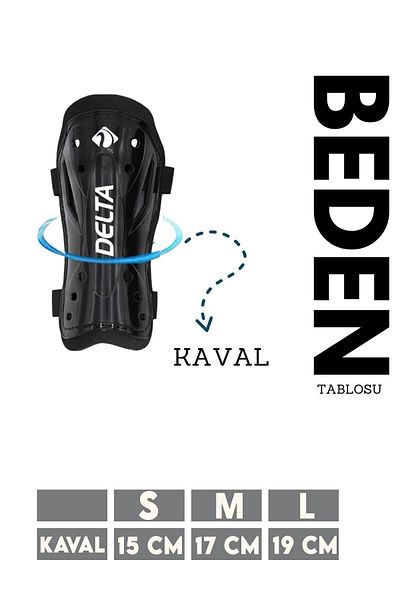 Delta 10-Piece White Shin Guard Football Set - Double Velcro Kaval Protector