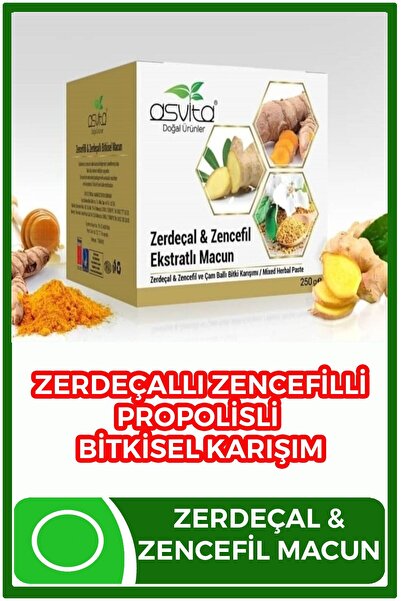 ASVİTA Asvita Zencefilli Zerdeçallı Bitkisel Macun