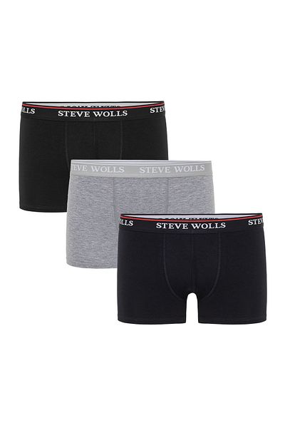Steve Wolls Ανδρικά πολύχρωμα 3 τεμάχια κοντό μπόξερ - 23102