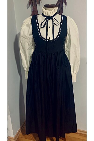 Asushvintage Kadın Siyah Elbise