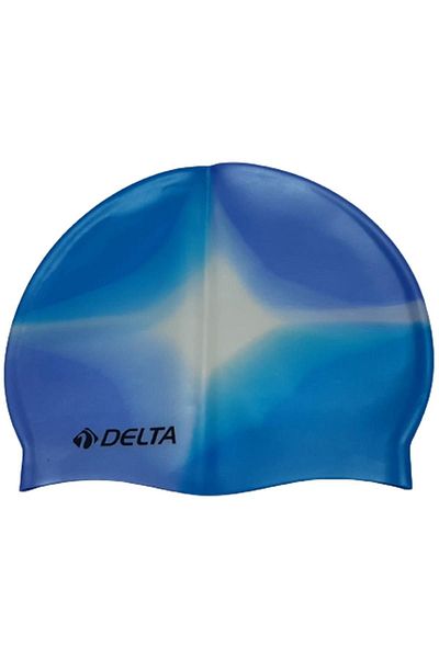 Delta Silicone Bone Swimmer Pool Sea Cap (Rainbow Pattern)
