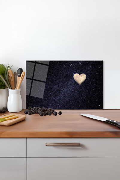 Vosevu Heart-Looking Presentation Cutting Plate - Silicone Footed, Heat-Shatt...