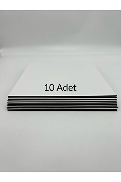 Pastacılıkshop 10 Adet 30x30 Cm Mdf Beyaz Pasta Altlığı