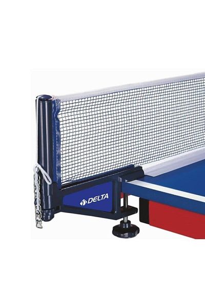 Delta Deluxe Vise Blue Table Tennis - Pompom Net Net Iron Set