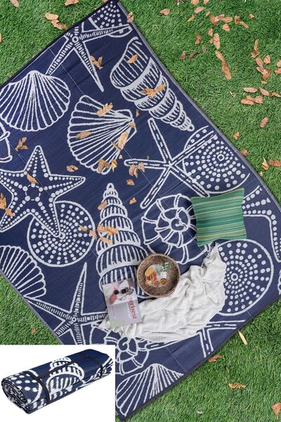 SİMEREV HALI HOME CONSEPT 240X330 12-14 Kişilik Katlanabilir Yıkanabilir Kamp...