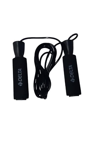 Delta Deluxe Ball Bearing Adjustable Jump Rope with Sponge Handles