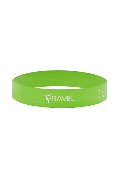 Ravel حزام تمرين مقاوم للتمارين الرياضية بيلاتيس خفيف الوزن من لاتكس، مطاط عمل القرفصاء (جزء نهاية مغلق)