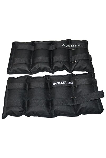 Delta 1.5 Kg x 2 Pieces Total 3 Kg Hand Foot Wrist Muscle Strengthener Weight Set Sand Weight Bag