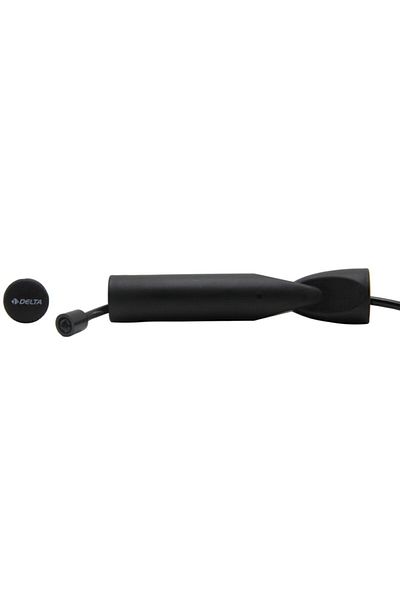 Delta Length Adjustable Black Jump Rope with Ball Bearings