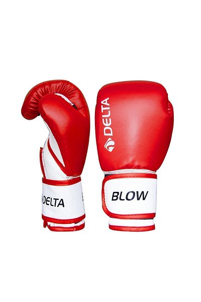 Delta Blow Dura-strong Red-white Boxing Gloves