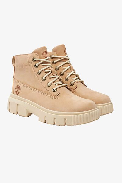 Timberland Γυναικείες μπεζ μπότες Greyfield Mid Lace Up TB0A2FT6EN71