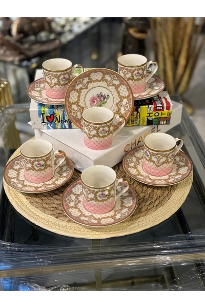 Bigatti Hand painted coffee cup set