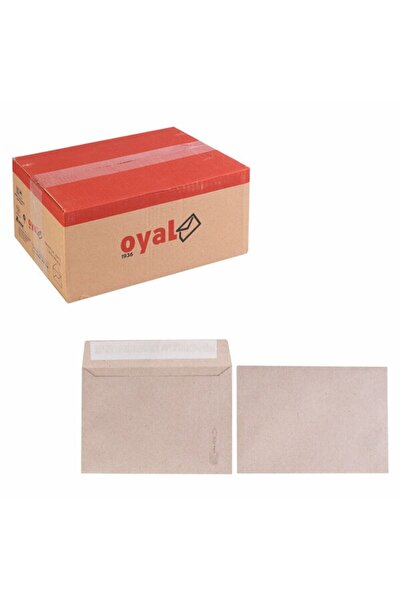 Oyal (kutu 500 Adet )zarf Kare 114x162 Elvan 70gr Kraft Silikonlu