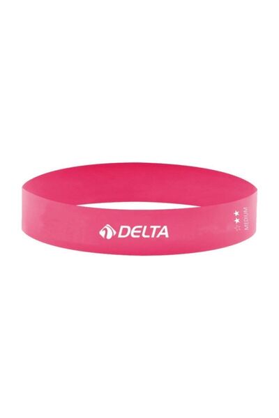 Delta Latex Medium Firm Aerobic Pilates Resistance Exercise Band Squat Workin...