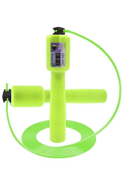 Delta Green Jump Rope with Counter Length Adjustable Indicator