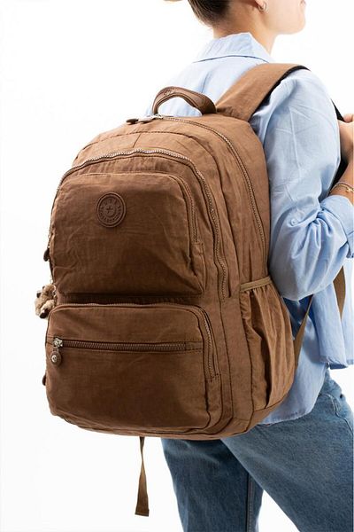 Baginn Μέγεθος καμπίνας ταξιδιού 43*30 cm - Γυναικείο σακίδιο πλάτης με ελαφρύ ύφασμα και πολλές τσέπες