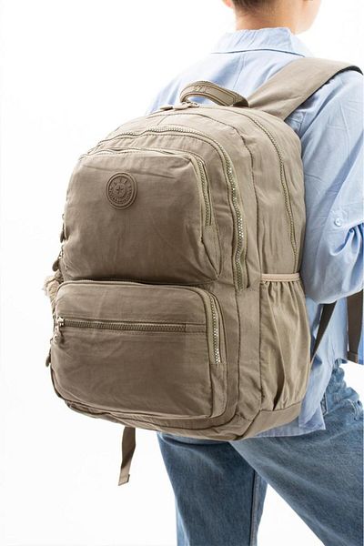 Baginn Μέγεθος καμπίνας ταξιδιού 43*30 cm - Γυναικείο σακίδιο πλάτης με ελαφρύ ύφασμα και πολλές τσέπες