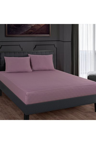 Lorateks Defne Cotton Satin Sheet Set - Elastic Duvet Cover Set