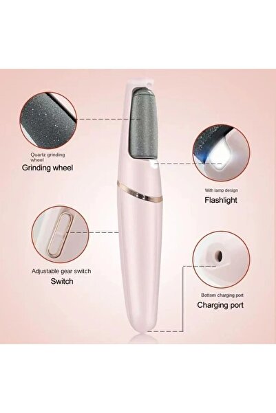 CeymSTecH Yeni USB Uyumlu  şarj edilebilir elektrikli ayak değirmeni ölü cilt çıkartma ayak topuk törpüsü