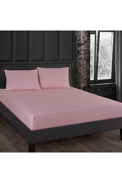 Lorateks Defne Cotton Satin Sheet Set - Elastic Duvet Cover Set