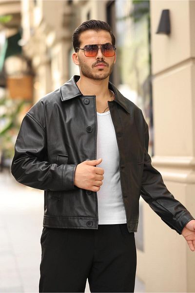 FREED MOND Premium δερμάτινο μπουφάν Oversize