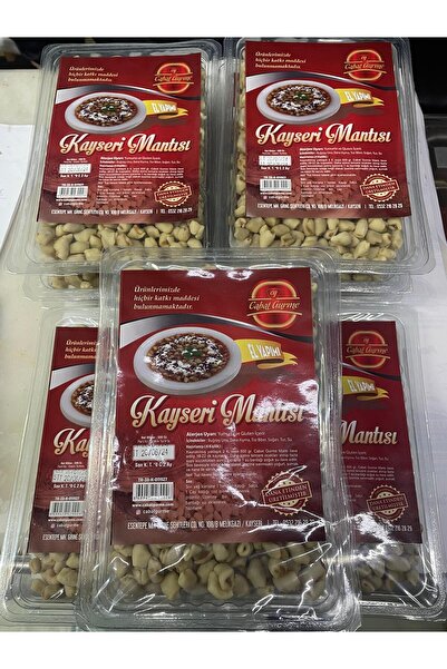Cabat Gurme El Sıkımı Kayseri Mantısı 2 Paket - 1kg