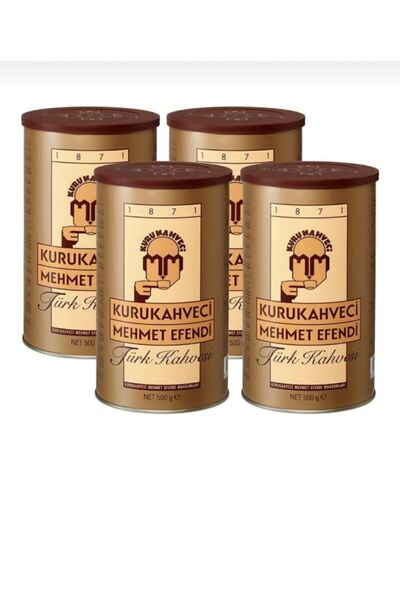 Mehmet Efendi محمد أفندي علبة قهوة تركية 500 جرام 4 عبوات