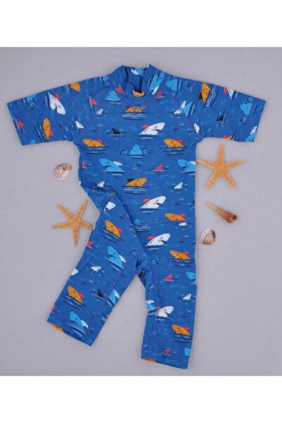 Atelier the birds Güneş Korumalı Erkek Çocuk Mayo Shark