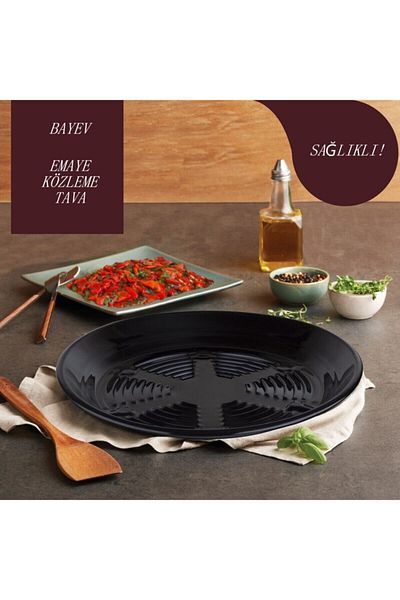 Bayev Közmatik Pepper Eggplant Roasting Pan - Stove Top Ember Apparatus
