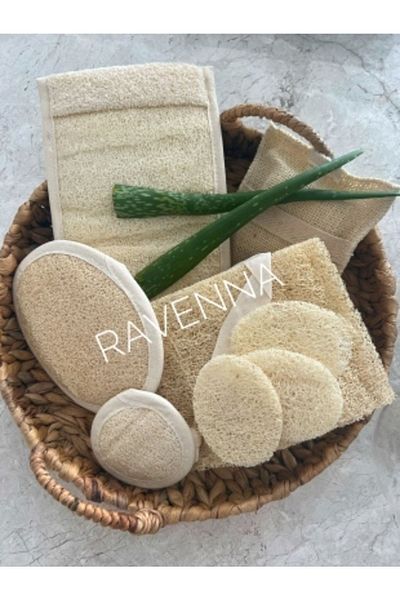RAVENNA Natural Pumpkin Fiber Glove Pouch