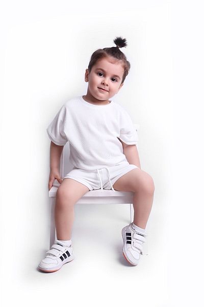 Dage Kids Cocoa Corded Ecru Unisex Kids Suit