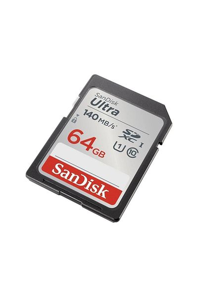 SanDisk Ultra 64gb 140mb/s Sdhc/sdxc Class 10 UHS-I Memory Card Sdsdunb-064g-gn6ın