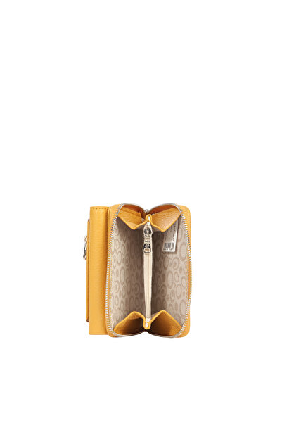 CENGİZ PAKEL Kadın Sarı Cüzdan
